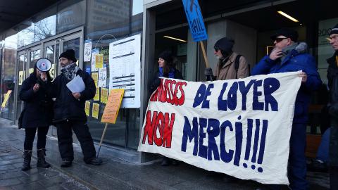 Action du BAIL devant la Régie du logement le 2 février. 