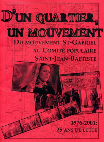 À l'occasion du 25ème anniversaire du Comité populaire, l'organisme avait confié à Évelyne Pedneault le soin d'écrire son histoire. Le résultat fut une publication d'une cinquantaine de pages que l'on peut maintenant consulter en ligne.